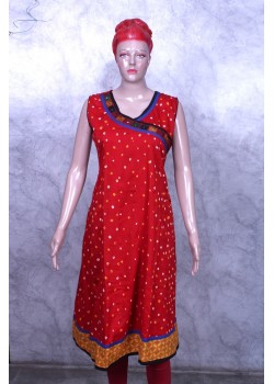 bandhni kurti